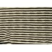 10cm Bio-Kuschelsweat "Mellow Stripes"  SCHOKOBRAUN / WOLLWEISS  von Stoffonkel   (Grundpreis € 24,00/m)